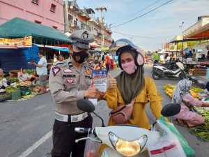 Sat Lantas Polresta Pekanbaru, Sampaikan Imbauan Operasi Zebra di Pusat Keramaian