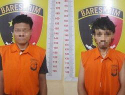 Mencuri TV, Dua Warga Purwodadi Ditangkap Tekab 308 Polsek Tanjung Bintang