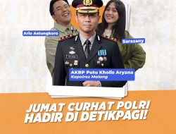 Jumat Curhat, Kapolres Malang Sapa Warga Secara Live di Detik.com