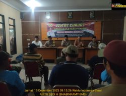 Polsek Balaraja Polresta Tangerang laksanakan Jumat Curhat, Dengarkan Keluh Kesah Masyarakat