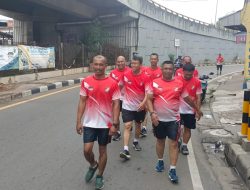Kegiatan Pembinaan Fisik Jalan santai Anggota Koramil 05/Balaraja