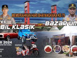 Unik, Hari Bhayangkara ke 78 Polda Sumsel Akan Dimeriahkan Kontes Mobil Klasik