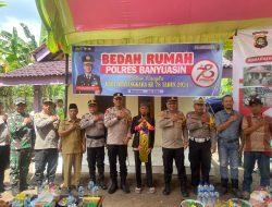 Kapolres Banyuasin Resmikan Bedah Rumah dan Gelar Baksos di Desa Bentayan