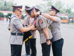 Kapolda Sumsel Irjen A Rachmad Wibowo Lantik 167 Bintara Polri Lulusan Pendidikan Pembentukan di SPN Betung