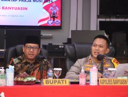 Cek Kesiapan Pilkada, Polres Banyuasin Gelar Rakor Linsek Ops Mantap Praja Musi 2024