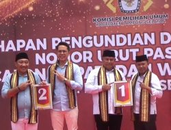 Pleno Terbuka KPUD Lampung Selatan Tetapkan Nomor Urut Paslon Peserta Pemilukada 2024