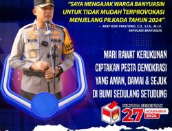 Kapolres Banyuasin Mengajak Masyarakat Untuk Tidak Mudah Terprovokasi Jelang Pilkada 2024