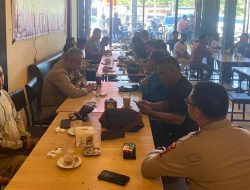 Jaga Suhu Politik, Polsek Kandis Gelar Cooling System Silaturahmi Kamtibmas dan himbauan cegah karhutla