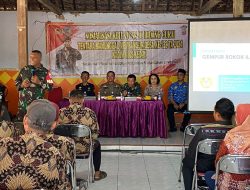 Sinergi Kodim 0809/ Kediri Dengan Bea Cukai, Beri Edukasi Warga Tentang UU Cukai Dalam TMMD 122