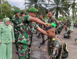 Sebanyak 69 Prajurit Yonif 143/TWEJ Jalani Tradisi Masuk Batalyon