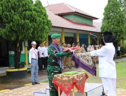 Pimpin Upacara Bendera di SMA Negeri 1 Payung, Dandim 0432/Basel Tekankan Disiplin dan Nasionalisme