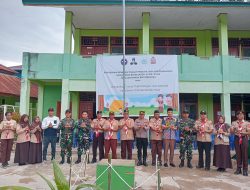 Aktif Berkontribusi Kegiatan Perjusami, Satgas Yonif 144/JY Berkolaborasi dengan Kwarcab dan Dewan Saka
