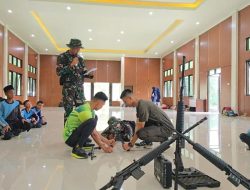 Gelorakan Sriwijaya, Brigif 8/GC Latihkan Dasar Kepemimpinan Kepada Para Pelajar