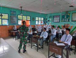 Satgas TMMD ke-123 Kodim 0416/Bute Gelar Penyuluhan Wawasan Kebangsaan di SMA Negeri 1 Tebo