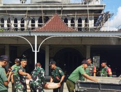 Kegiatan Safari Jum’at Berkah Koramil 05/Balaraja bantu pembangunan Masjid Jami’ Baitussalam