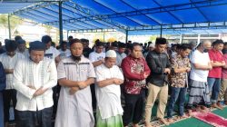 Sucinya Bulan Ramadhan, Warga Binaan Lapas Pekanbaru Laksanakan Ibadah Sholat Jumat Berjamah Dengan Khusyuk