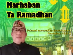 Dinas Pekerjaan Umum mengucapkan Selamat Bulan Ramadhan 1446 semoga kita selalu ada di lindungan Allah SWT