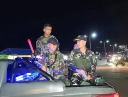 Wujudkan Pawai Takbir Aman, Satgas Berikan Pengamanan di Tanah Papua