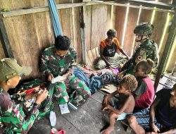 Satgas 141/AYJP Bantu Persalinan Warga Papua Pegunungan