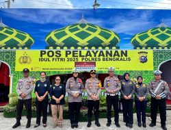 Kapolres Siak Tinjau Pos Terpadu Istana Siak dalam Rangka Operasi Ketupat Lancang Kuning 2025