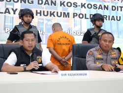 Satgas Gakkum Ops Ketupat LK 2025 Polda Riau, Tangkap Pelaku Pembobol Rumah 29 TKP, Spesialis Rumah Kosong dan Kos-Kosan Ditinggal Mudik.