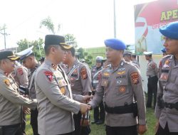 Kapolres Pelalawan Gelar Halal bihalal bersama Personil Polres Pelalawan.