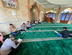 Personil Polres Siak Gelar Pembinaan Rohani dan Mental Lewat Pembacaan Surat Yasin di Masjid Al Muttaqin