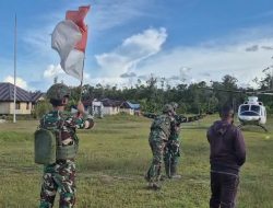 Satgas 141/AYJP Laksanakan Pengamanan dan Penjemputan Korban Selamat dari Penyerangan OPM di Daerah 99