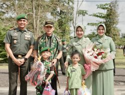 Pangdam ll/Sriwijaya Kunjungi Makorem 045/Gaya
