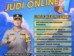 Kapolres Banyuasin Tegaskan, Stop!! Judi Online