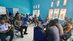 Kapolsek Tualang Kompol Hendrix SH.MH Gelar Rapat Koordinasi Bahas Permasalahan Angkutan Transportasi di Kota Perawang”.