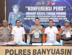 Kapolres Pimpin Konferensi Pers, Ada 3 Kasus Besar Salah Satunya Pencabulan Anak Dibawah Umur