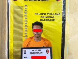 Pengedar Sabu di Perawang Diringkus, Polsek Tualang Sita Alat Hisap dan Motor Tanpa Nopol.