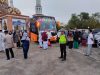 Pengamanan Pelepasan Calon Jemaah Haji Kecamatan Tualang Berjalan Aman dan Lancar
