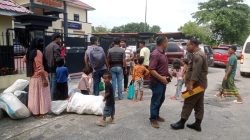 Polsek Pinggir Gelar Upacara Purna Bakti untuk AKP Zulkifli