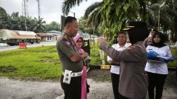 Polsek Pinggir Gelar Upacara Purna Bakti untuk AKP Zulkifli